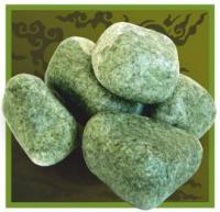 Камень для бани и сауны жадеит шлифованный (ведро 10 кг)