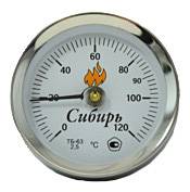 Биметаллический термометр ТБП-63 (0-120)°С «Сибирь»